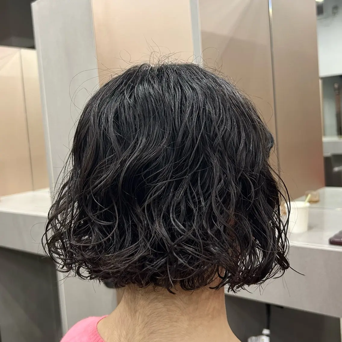 ミディアム パーマ パーマ ボブパーマ/ パーマ/ 田中育斗のヘアスタイル