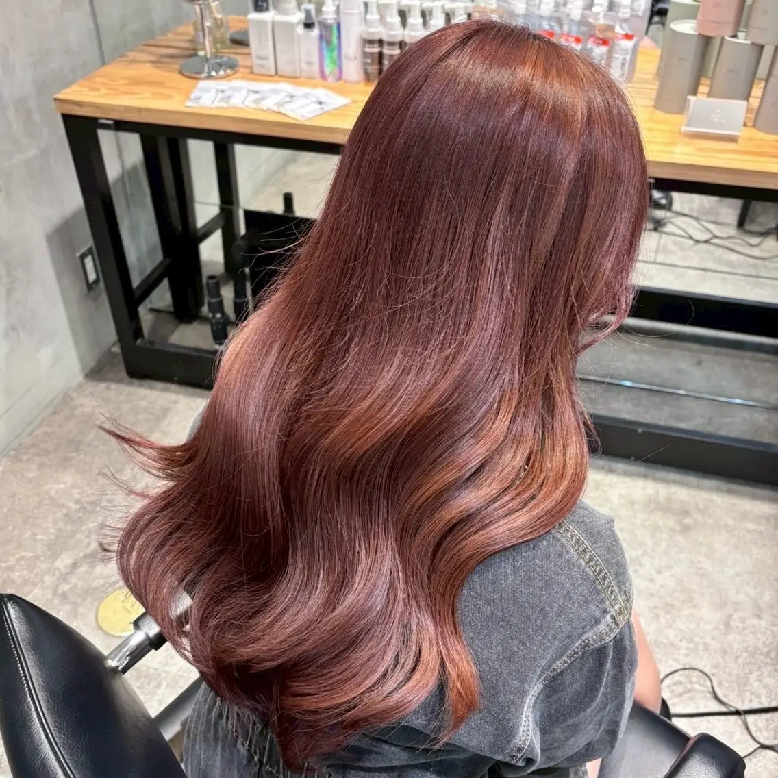 🧡暖色ワンカラー🧡➕トリートメント✨‼️トーンアップ限定‼️の写真