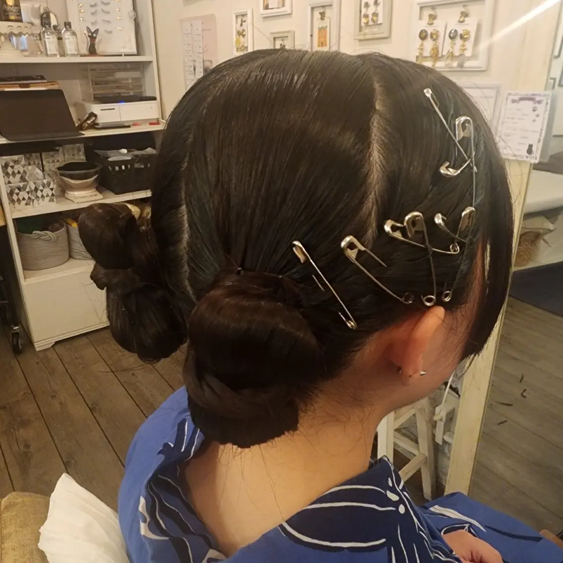 ヘアアレンジ お団子ヘア ESTELA... OHARA のヘアスタイル