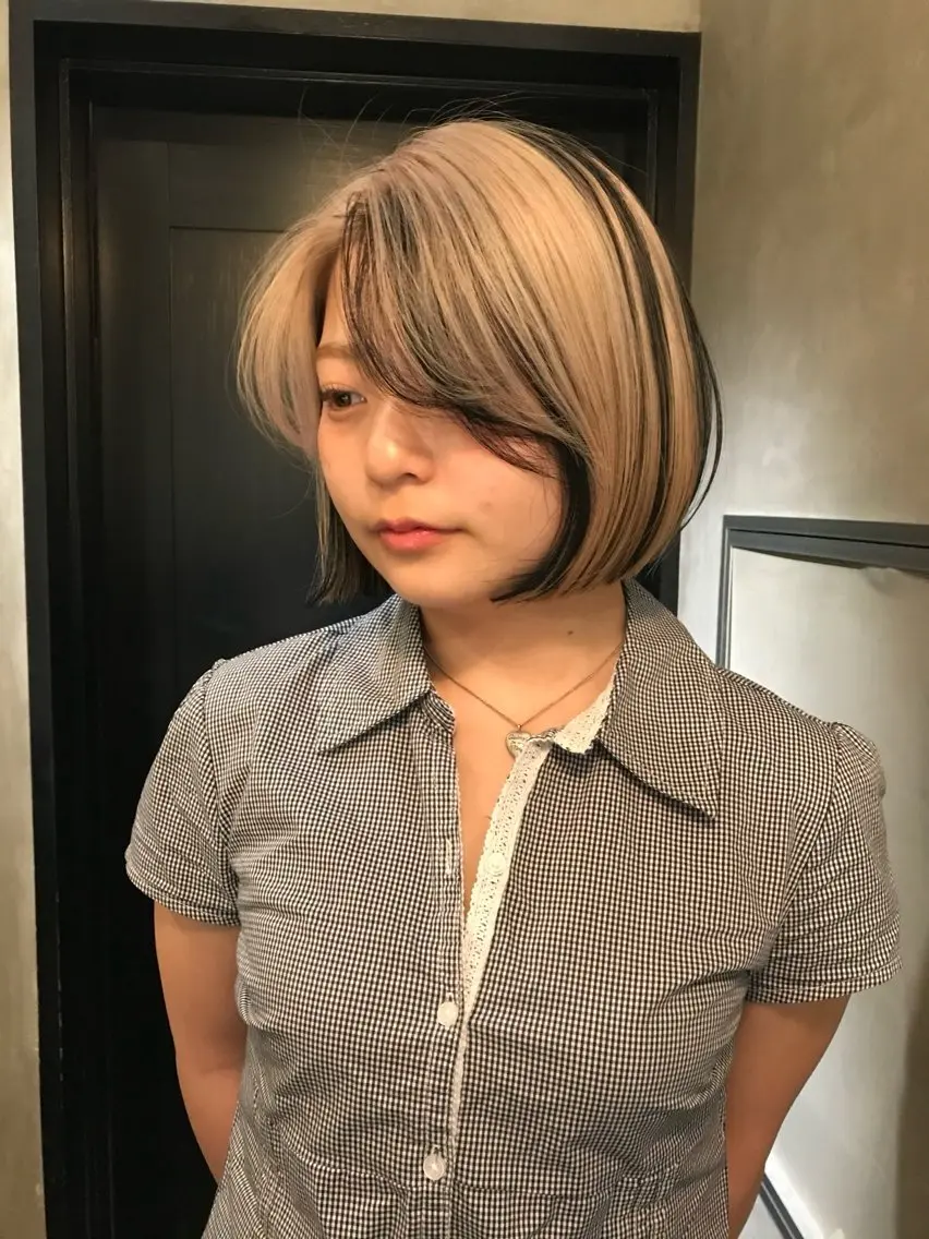 ショート カラー ヘアカラー トリートメント デザイン/アレンジ ❤︎イシイレイのヘアスタイル