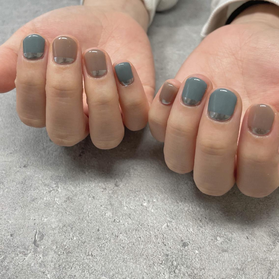 ネイル フレンチネイル ハンドネイル Nail Salon Aleumのネイルデザイン