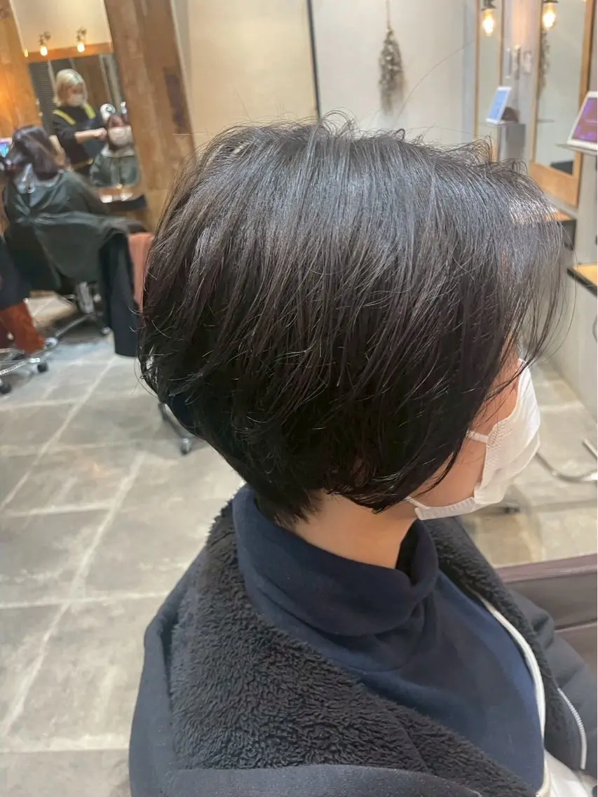 ショート ショートヘア 《PARAGO緑橋》 内田美結のヘアスタイル