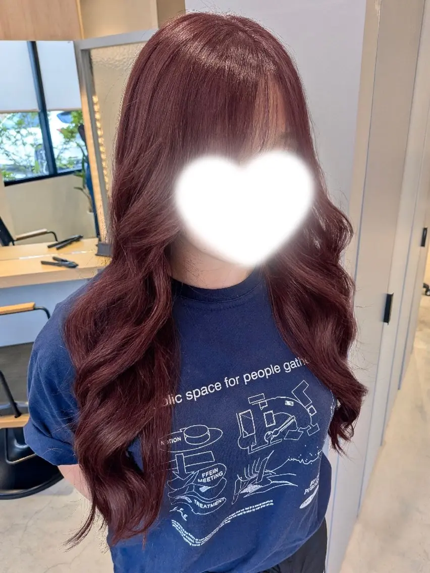 ロング ヘアカラー 古屋 美春のヘアスタイル