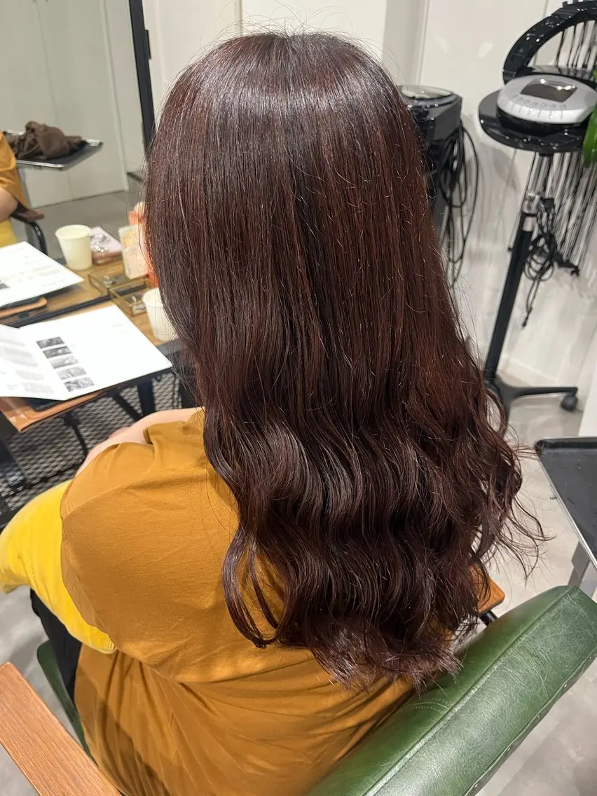 ロング ヘアカラー 艶カラー透明感カラー まいか🫧‪のヘアスタイル