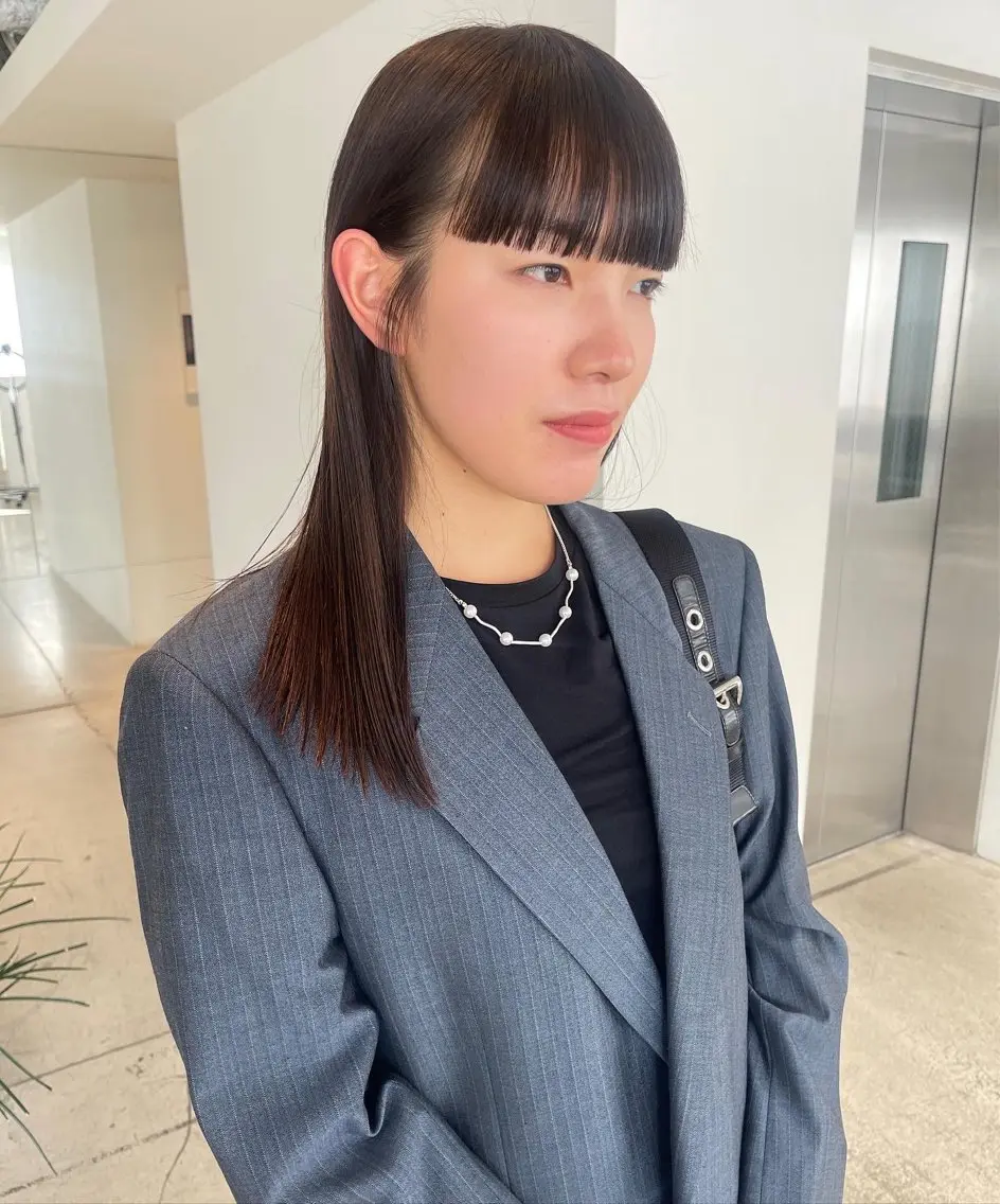 【ご新規様限定】【袮次金一推しメニュー】似合わせカット+ミラーコーティングカラー+3stepトリートメントの写真