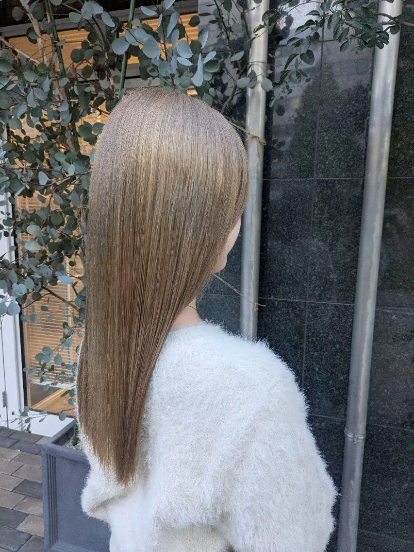 髪質改善カラー🌿の写真