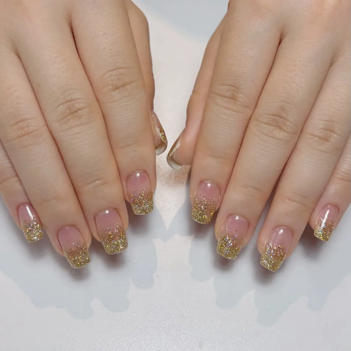 ネイル グラデーション ラメ(グリッター) ラメグラデーション BOTANAIL YUIのネイルデザイン