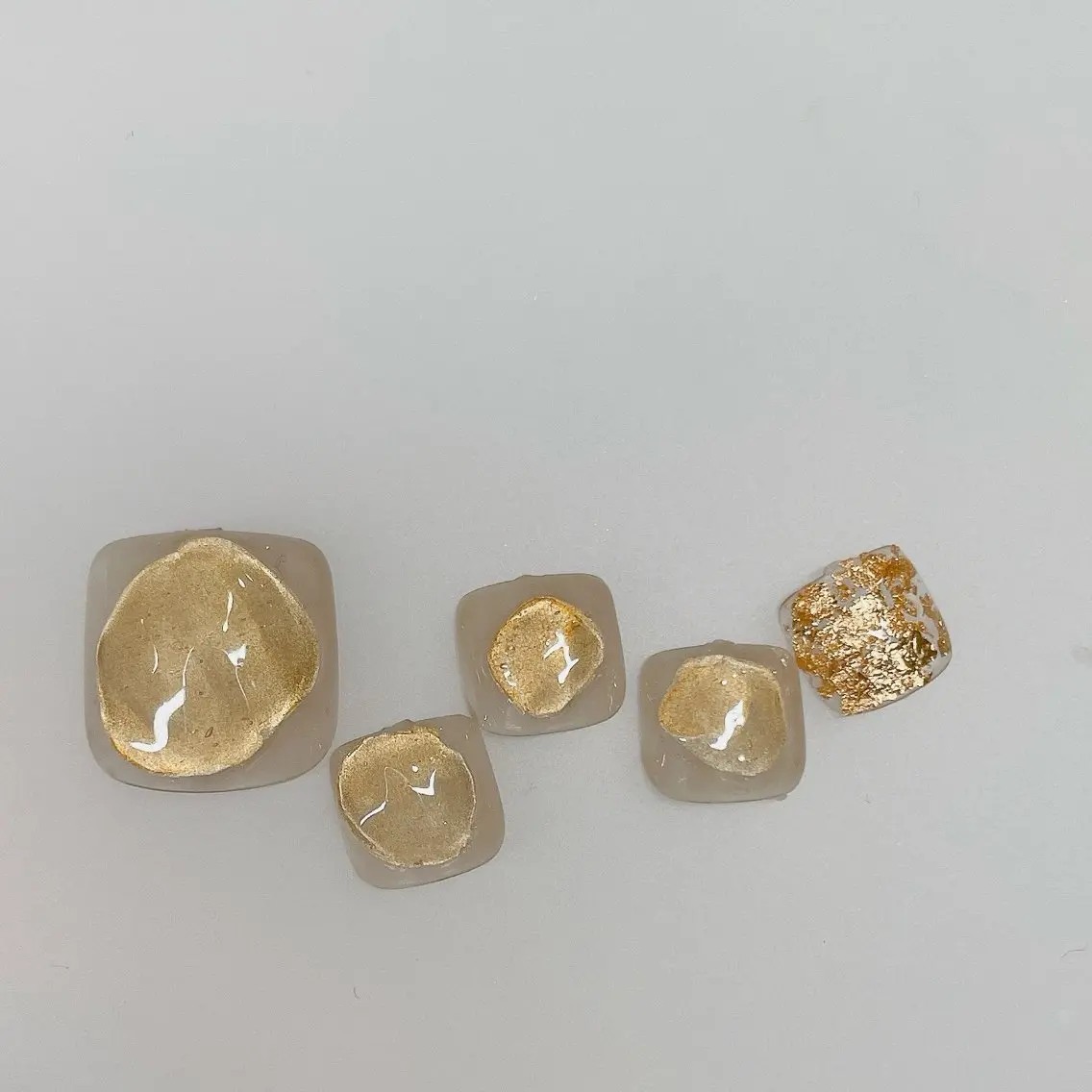 ネイル フットネイル A85G ayakoのネイルデザイン