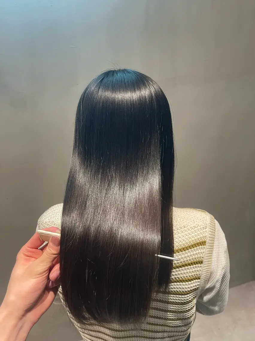 ロング 髪質改善 トリートメント Lafithhair lov. 福山駅家店のヘアスタイル