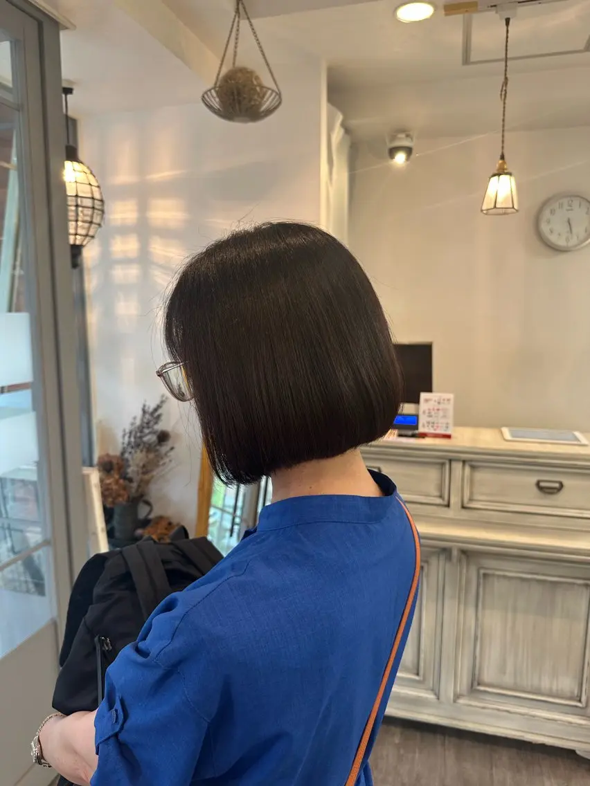 ミディアム ボブ カットモデル募集中 🌟/田中 桜風のヘアスタイル