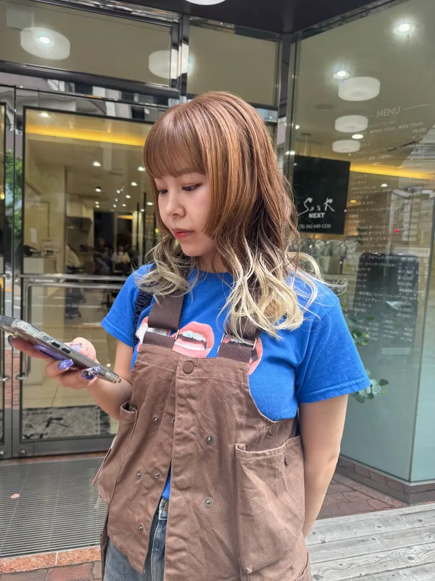 ミディアム カラー Seeknext // Rukaのヘアスタイル