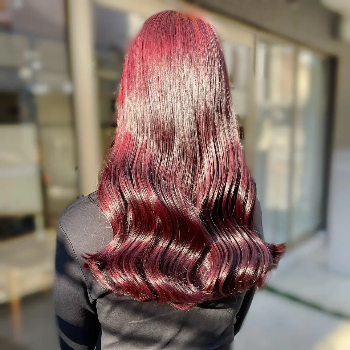 ロング カラー カット ヘアカラー トリートメント ブリーチなしカラー kana🐱のヘアスタイル