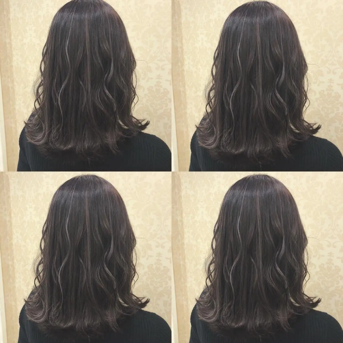 セミロング カラー ハイライトカラー ハイライト 🌷MAYU 🌷のヘアスタイル