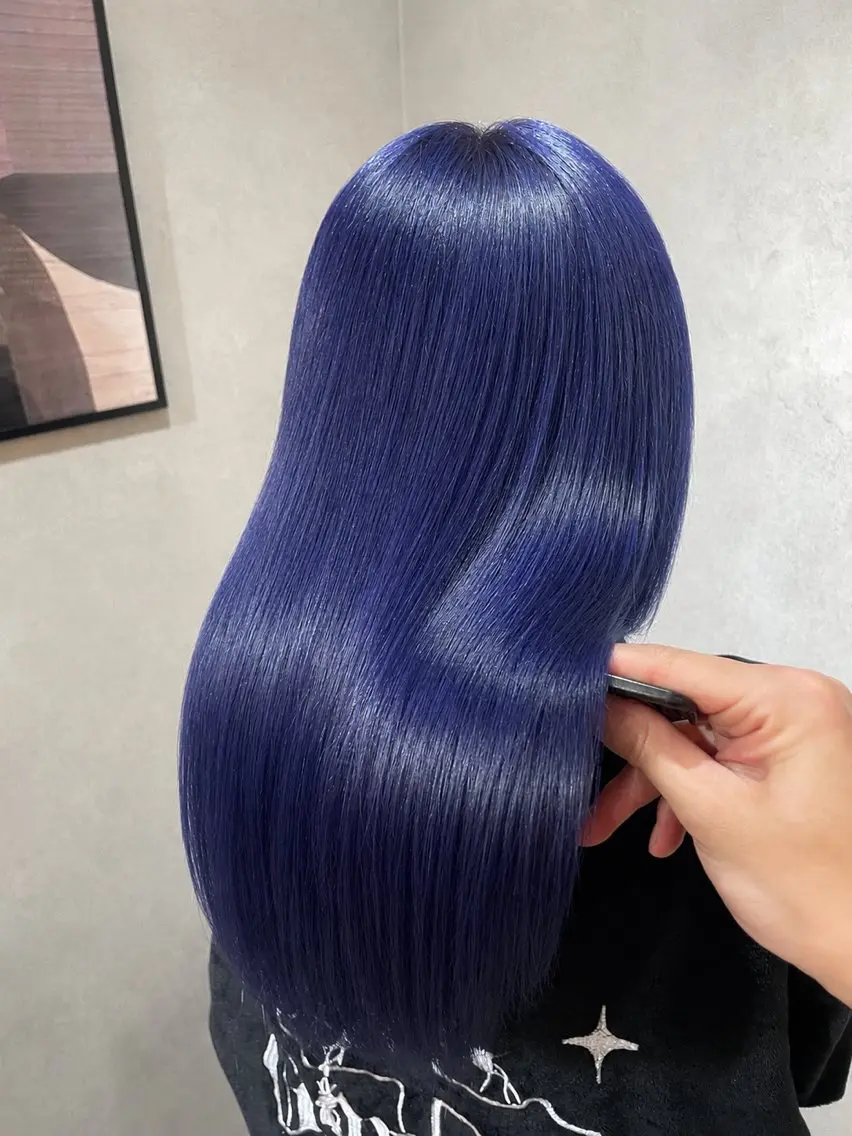 ロング ヘアカラー トリートメント 池袋/艶カラー✖️ ☘️DEMURAのヘアスタイル