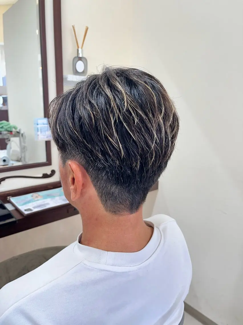 ショート メンズ センターパート 🧊メンズ特化🧊 高木航希のヘアスタイル