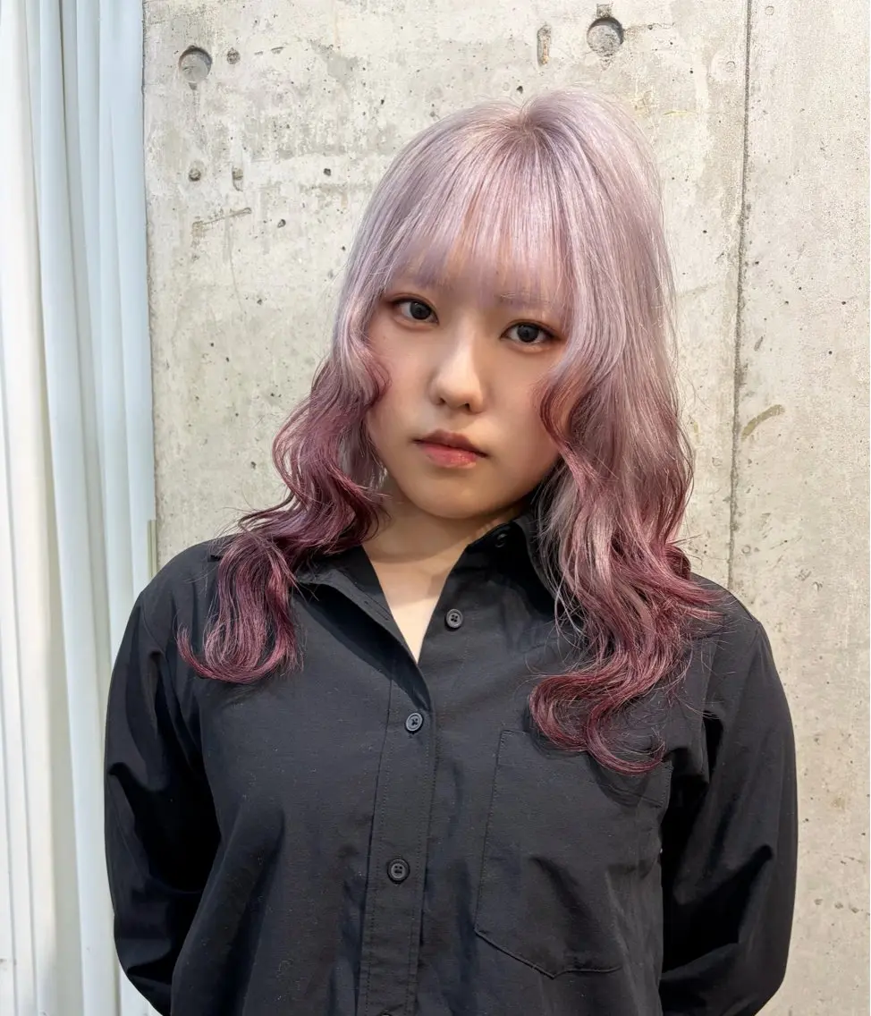 カラー ボルドーカラー デザインカラー ヘアカラー [lani ] konatsuのヘアスタイル