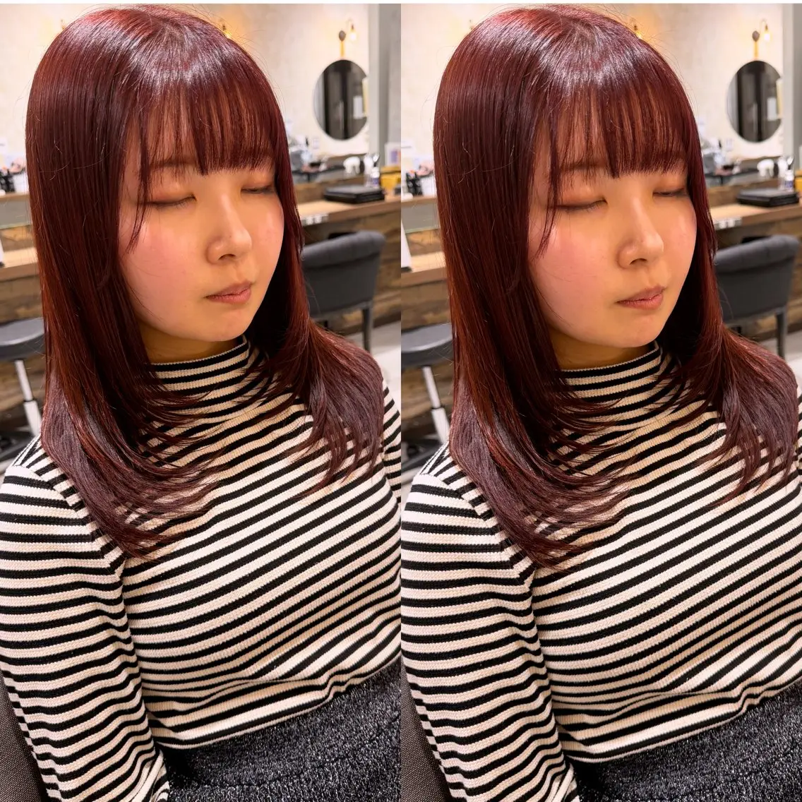 ブリーチなし‼︎✨ダブルカラー+カット🫧(リピーター様+¥550)の写真