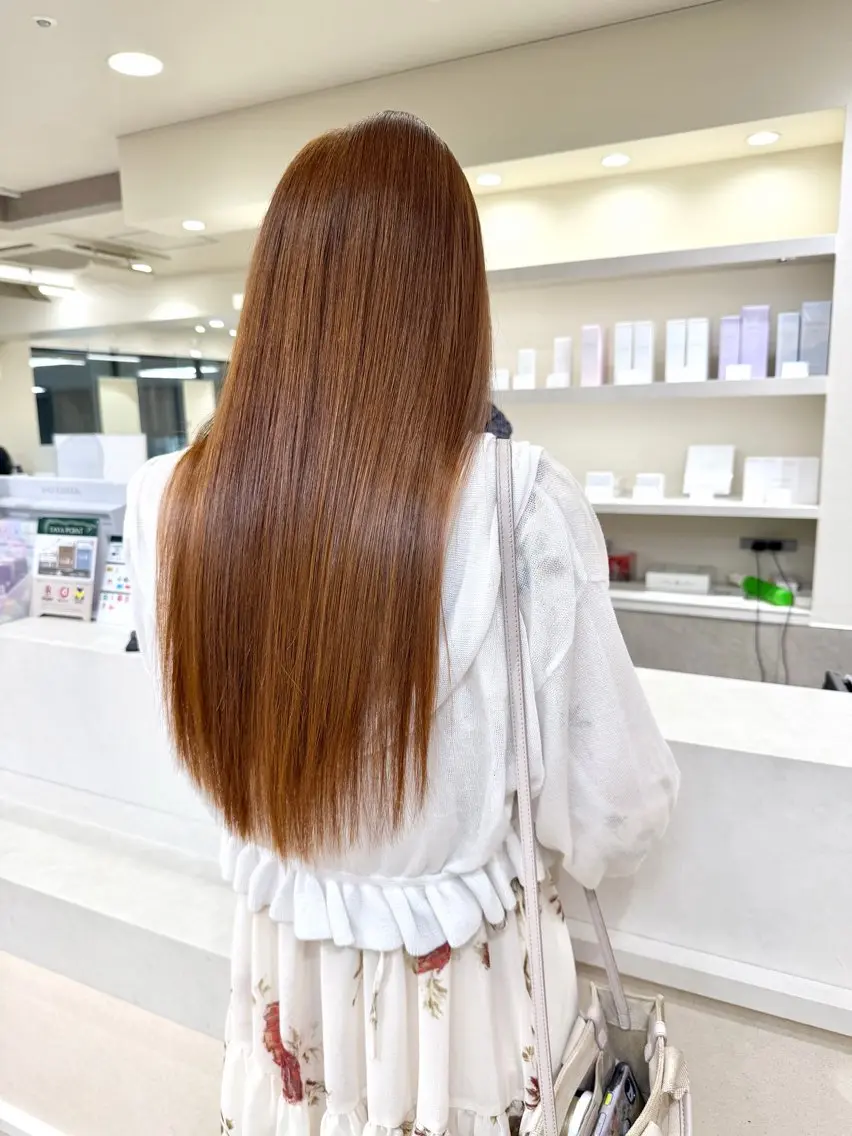 ロング 髪質改善 カット 【縮毛矯正/髪質改善 /ケアカラー】十場のヘアスタイル