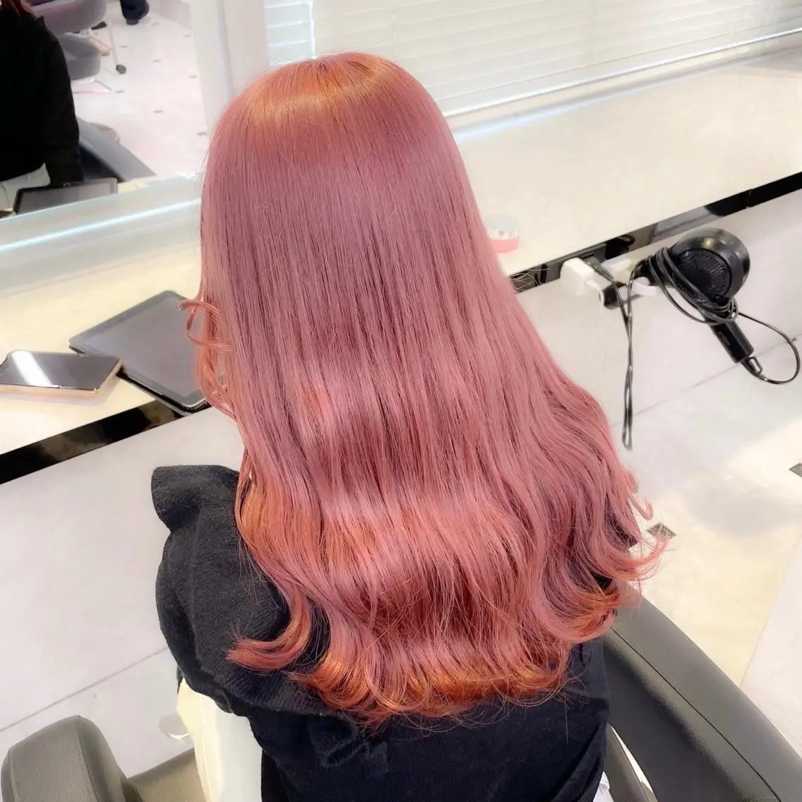 カラー ヘアカラー トリートメント ヘアセット girlな暖色ヘア 🪽🫧ハルナ🎀のヘアスタイル