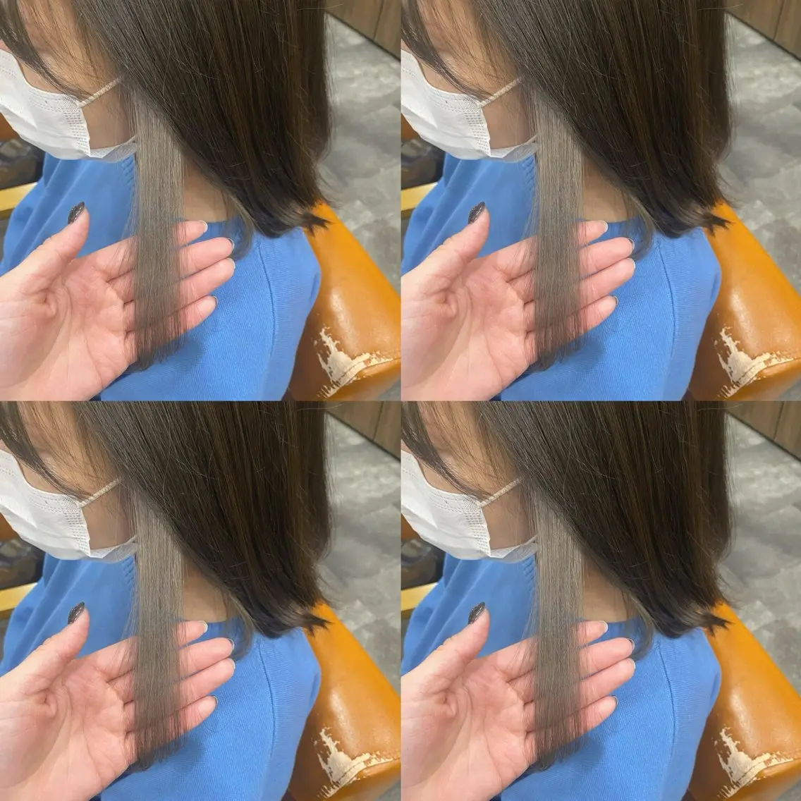 ミディアム エクステ×髪質改善× 𝑺𝑬𝑵𝑹𝑰のヘアスタイル
