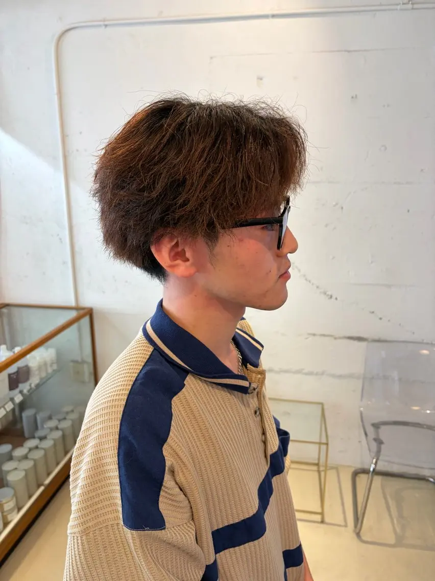 メンズ センターパート Gaku 🐢のヘアスタイル