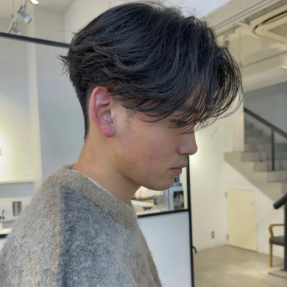メンズ メンズパーマ/ メッシュ📍ユリのヘアスタイル