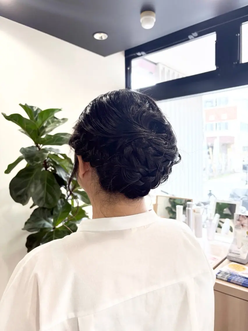 ヘアアレンジ ツヤカラー/アレンジ /湘南/ハナメ‎🤍のヘアスタイル