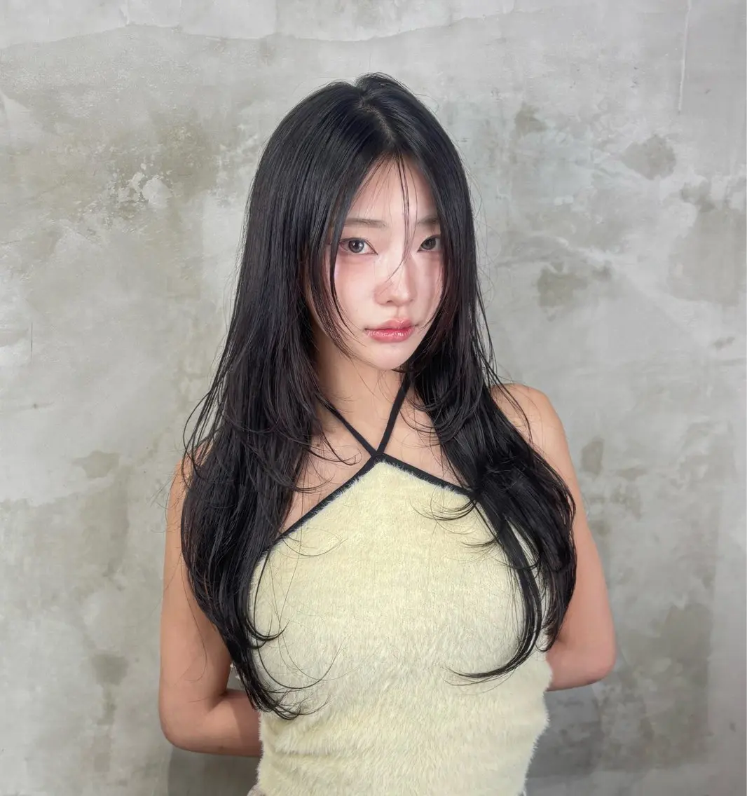 ロング カラー カット トリートメント ❤︎韓国レイヤ ー❤︎/saraのヘアスタイル