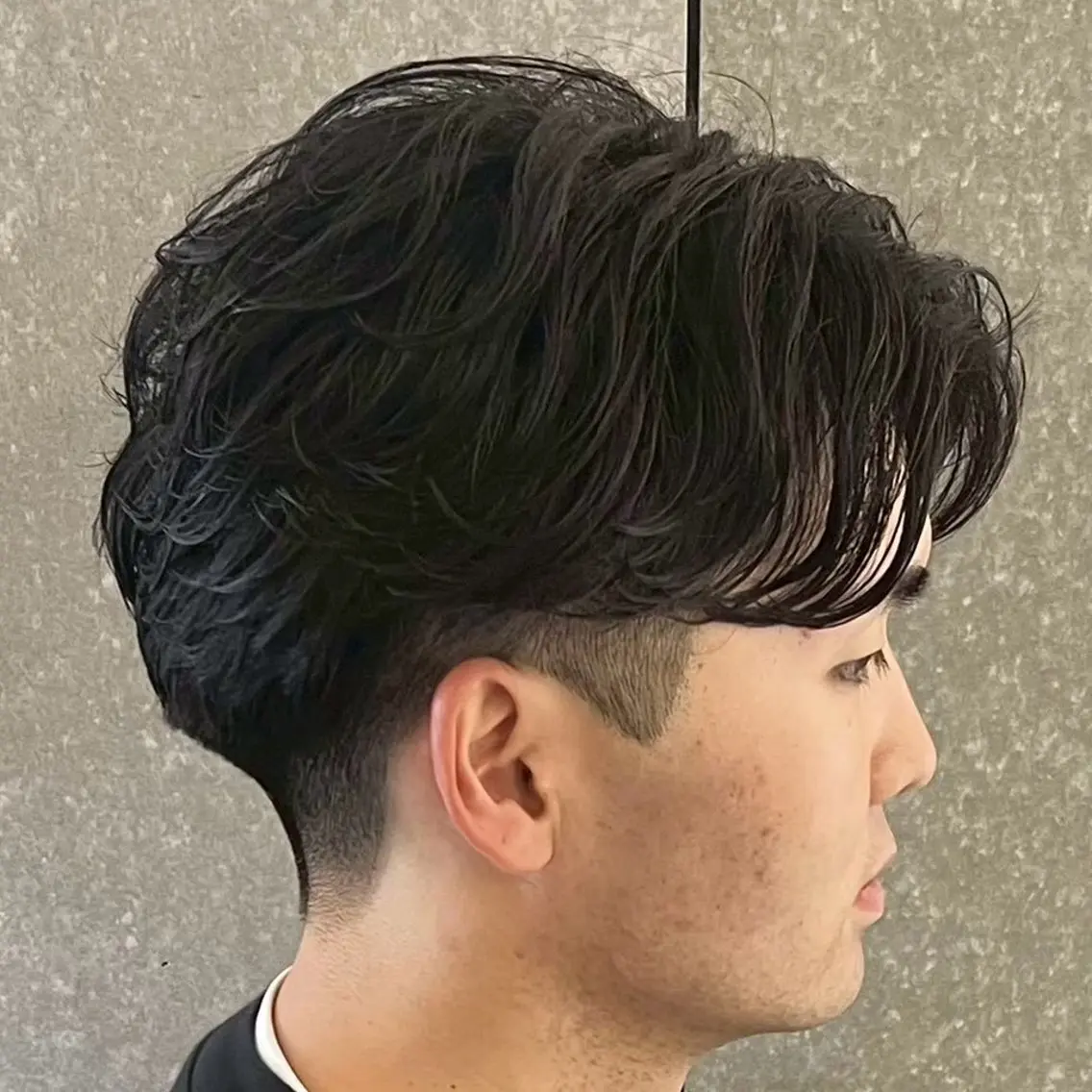 パーマ メンズ 【束感セット】 あおいのヘアスタイル