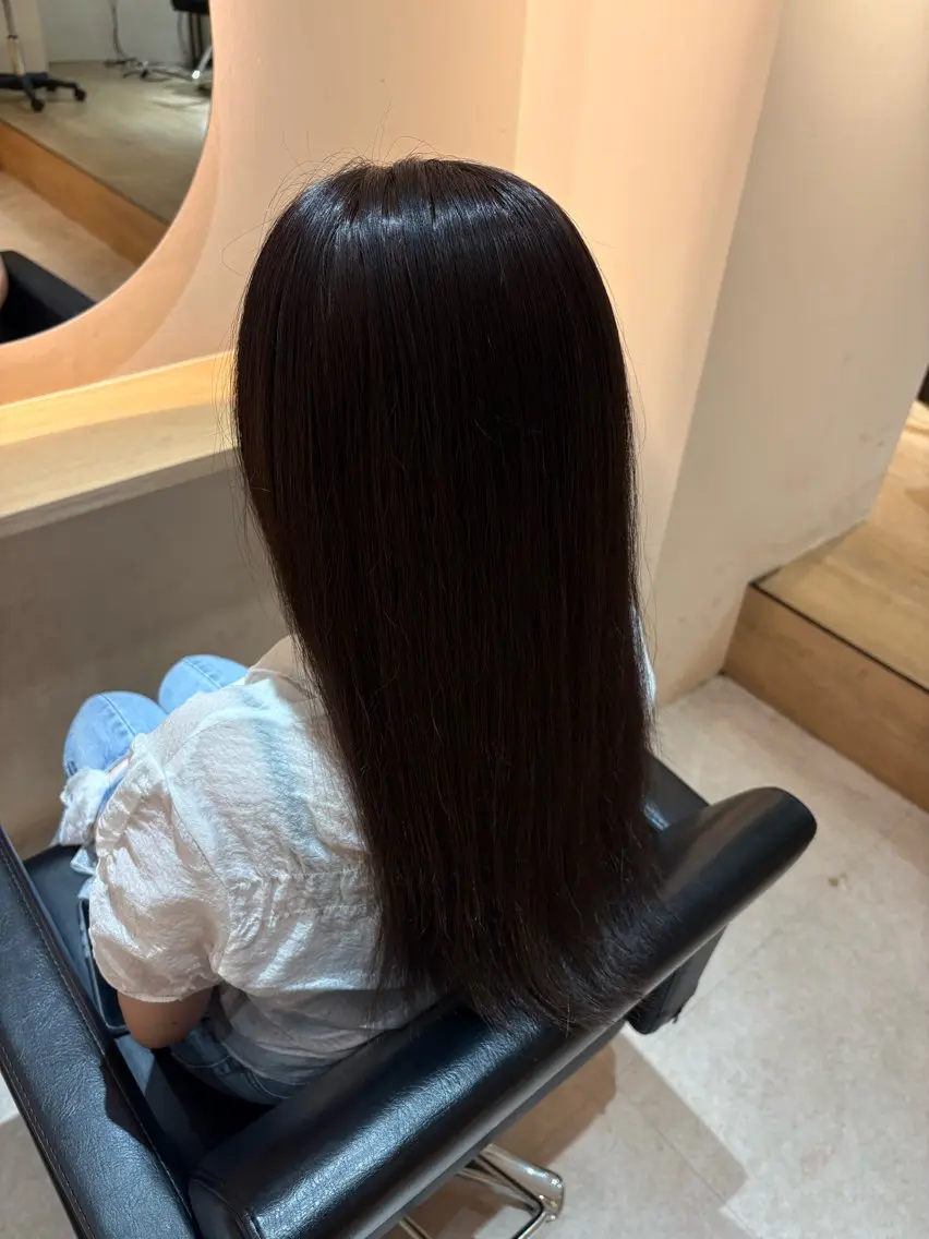 カラー ブラウンカラー ラベンダーカラー ヘアカラー トリートメント 濱野 彩花のヘアスタイル