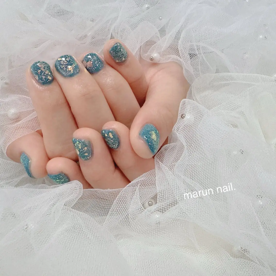 ネイル ジェルネイル ハンドネイル marun._ megumi.のネイルデザイン