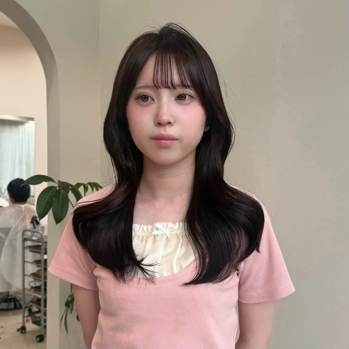 セミロング カラー ラベンダーカラー ピンクカラー ピンクラベンダー ヘアカラー トリートメント taki /透明感/ 垢抜け/似合わせのヘアスタイル