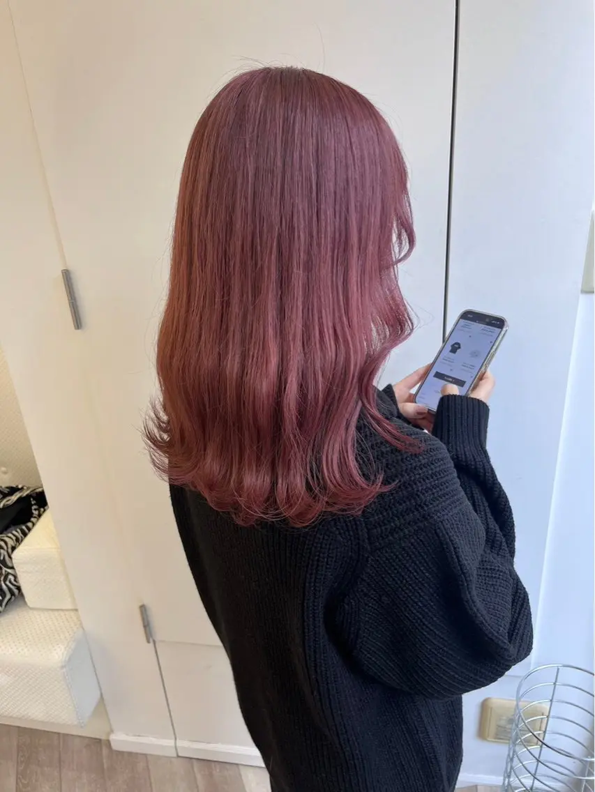 【 ブリーチなしw color 】+【cut(*注意事項ご確認ください)】の写真