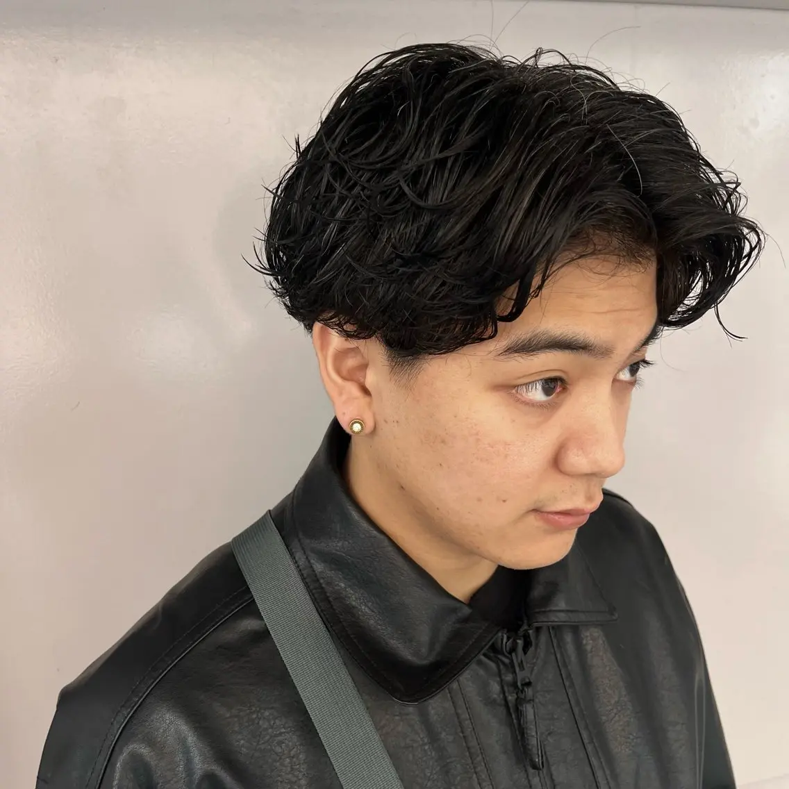カラー パーマ メンズ カット パーマ 太田 渚遊のヘアスタイル