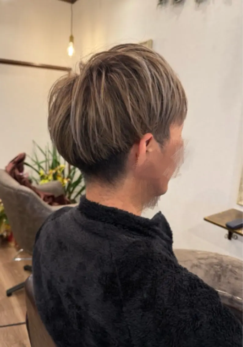 カラー メンズ カット 森川 美保のヘアスタイル