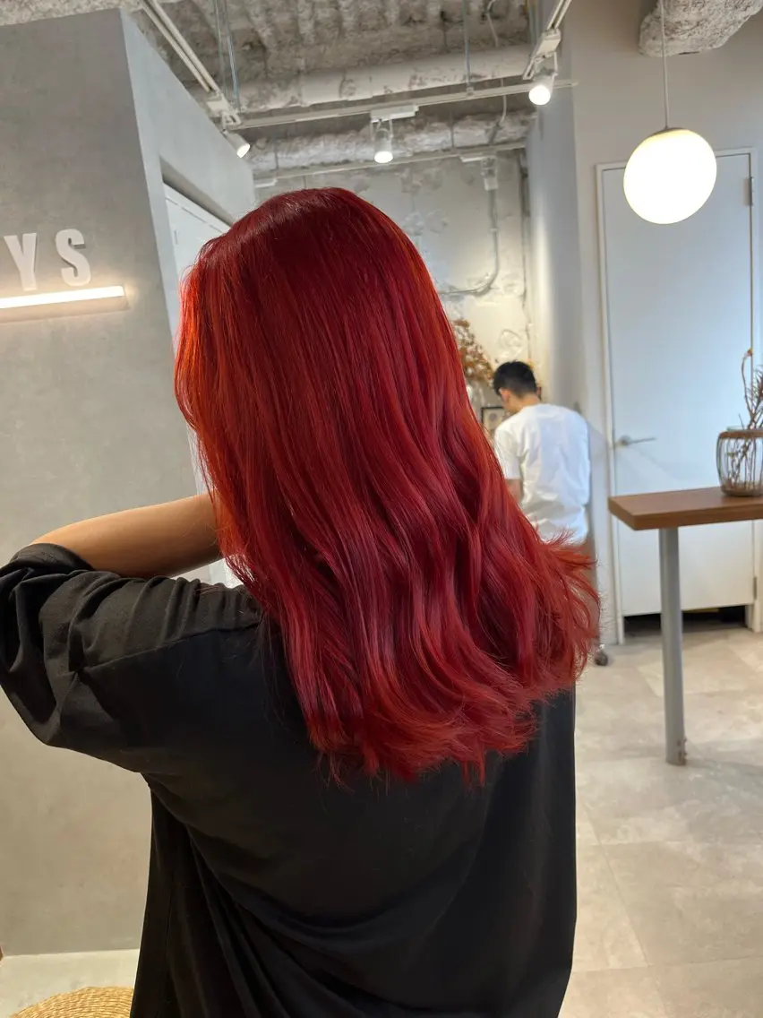 カラー 岡本 太陽☀️のヘアスタイル