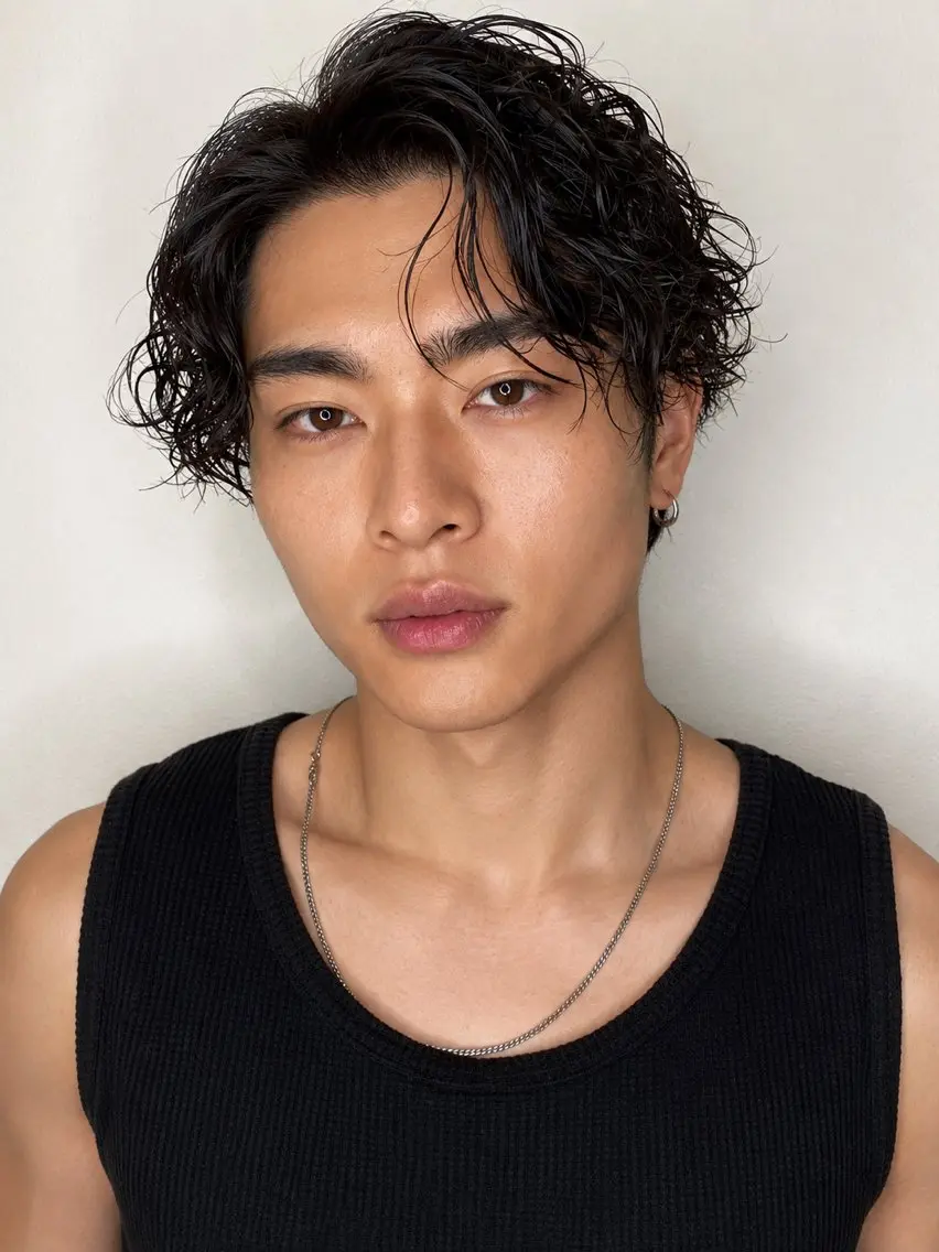 ショート パーマ カット パーマ トリートメント ヘアセット Hiroshi ヒロシのヘアスタイル