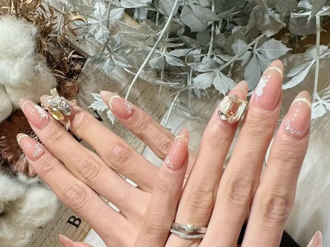 ネイル アートネイル フットネイル ジェルネイル ハート マグネットネイル Babarla nailのネイルデザイン