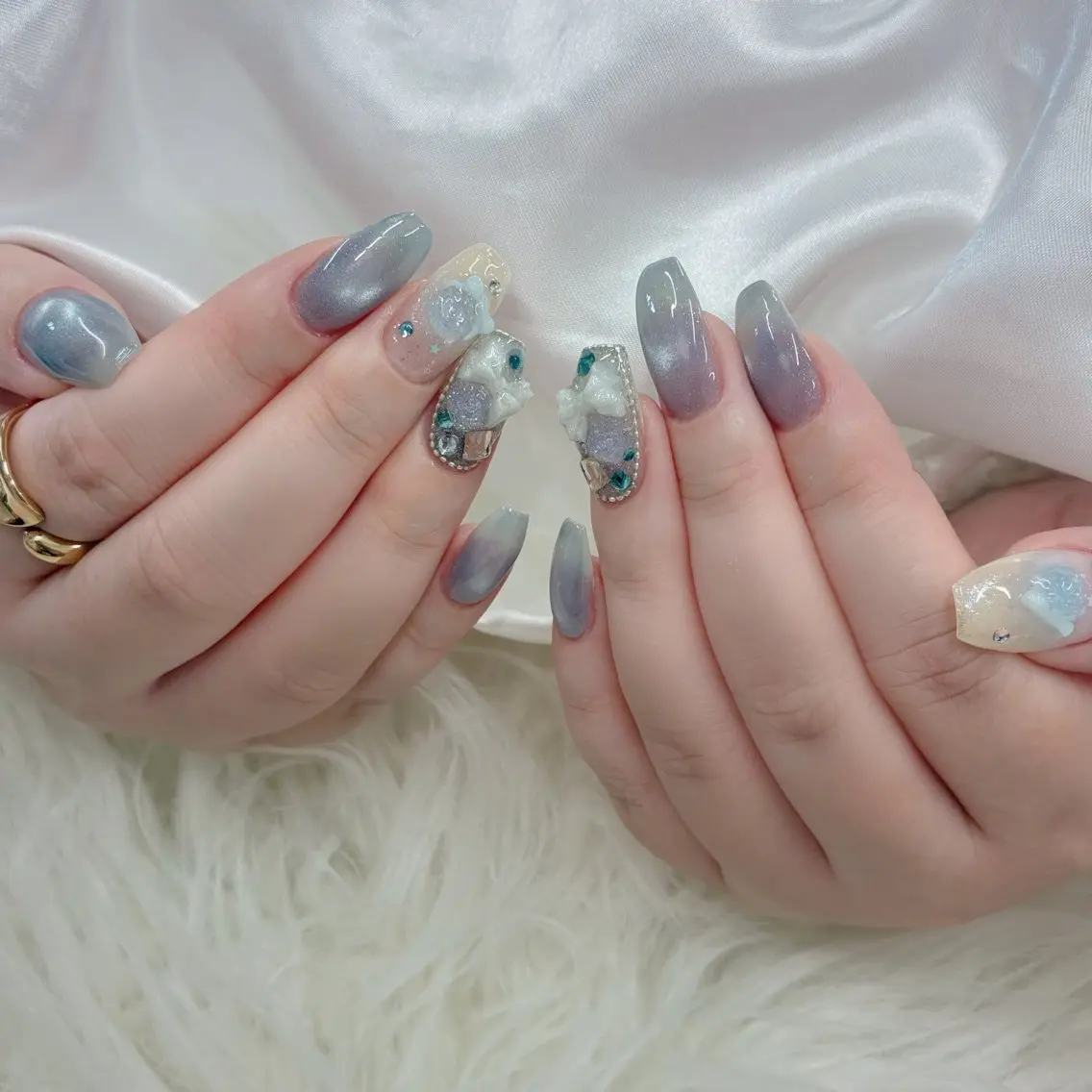 ネイル ハンドネイル ハンドケア DuLi Blinkのネイルデザイン