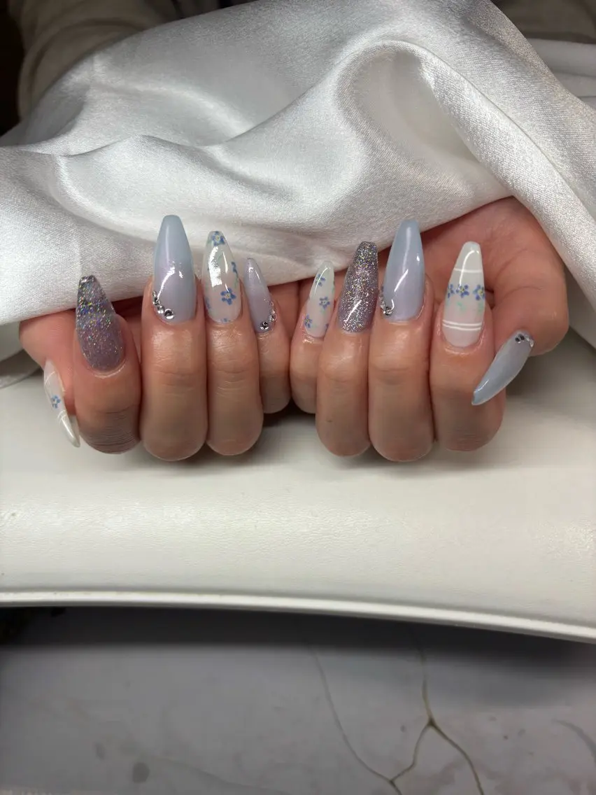 ネイル アートネイル 長さ出し 門真市ネイルサロン♡ KUMI.HANAのネイルデザイン
