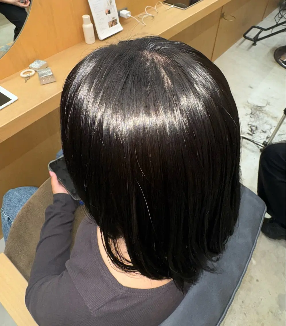 One color➕4stepスチームtreatment🧚♀️の写真