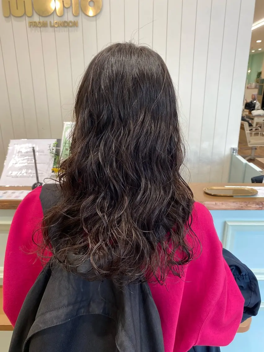 パーマ カット パーマ トリートメント ayaka #パーマ#アレンジのヘアスタイル
