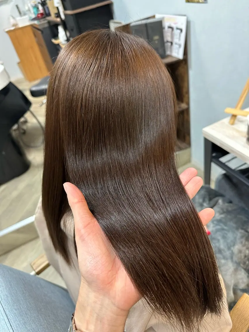 セミロング 縮毛矯正 トリートメント トリートメント Beach 代表 KENTAのヘアスタイル