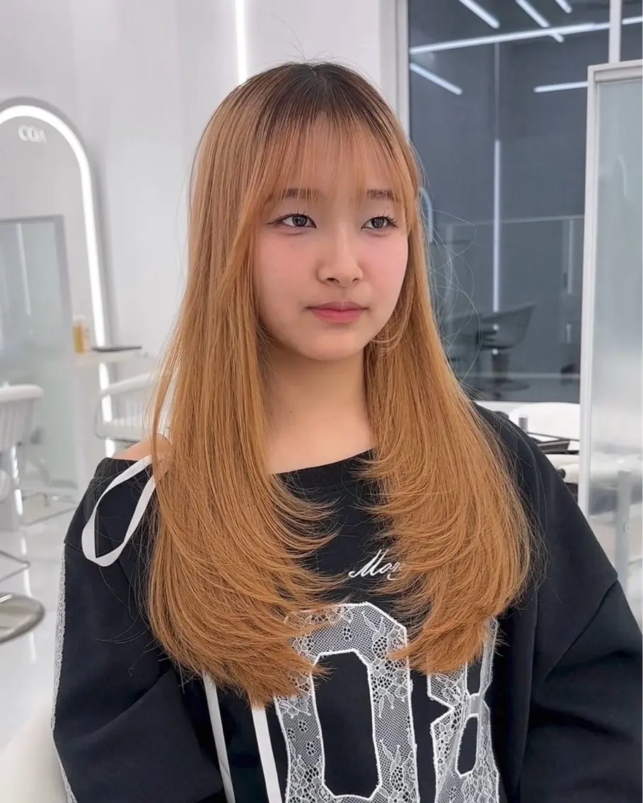 ロング レイヤーカット yume. COA GINZAのヘアスタイル