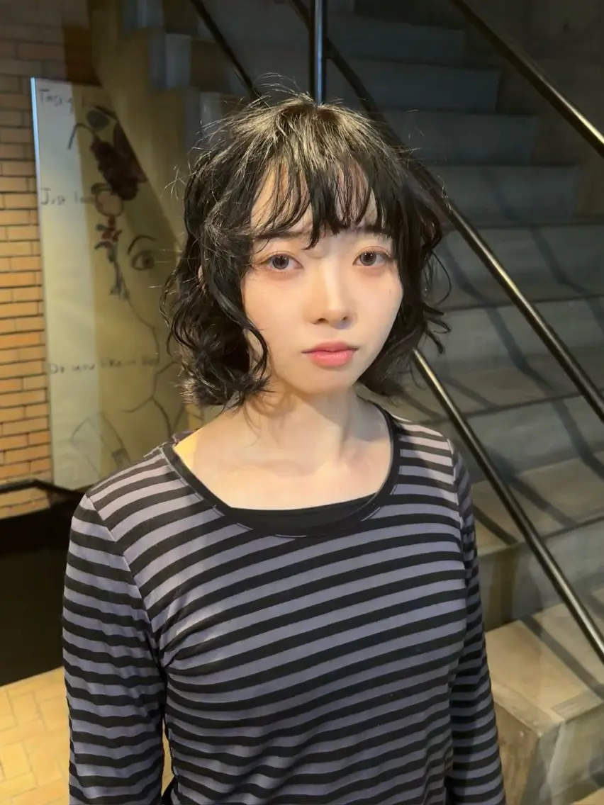 カット+デジタルパーマの写真