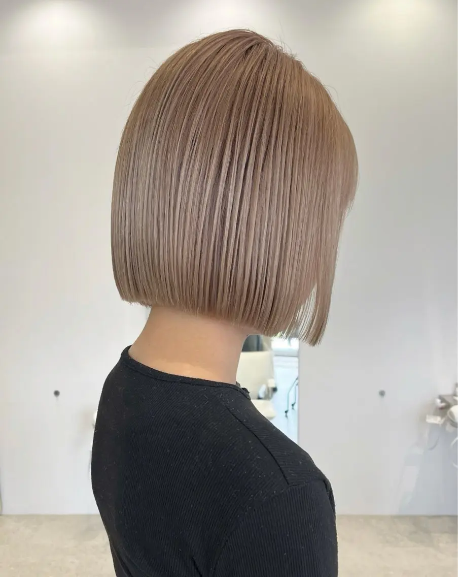 【目を惹くプツッとボブ】無料カットモデル募集☆の写真