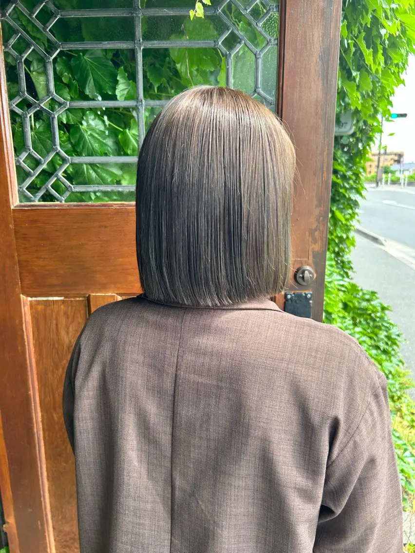 ミディアム カット ヘアカラー トリートメント minami 🐣のヘアスタイル