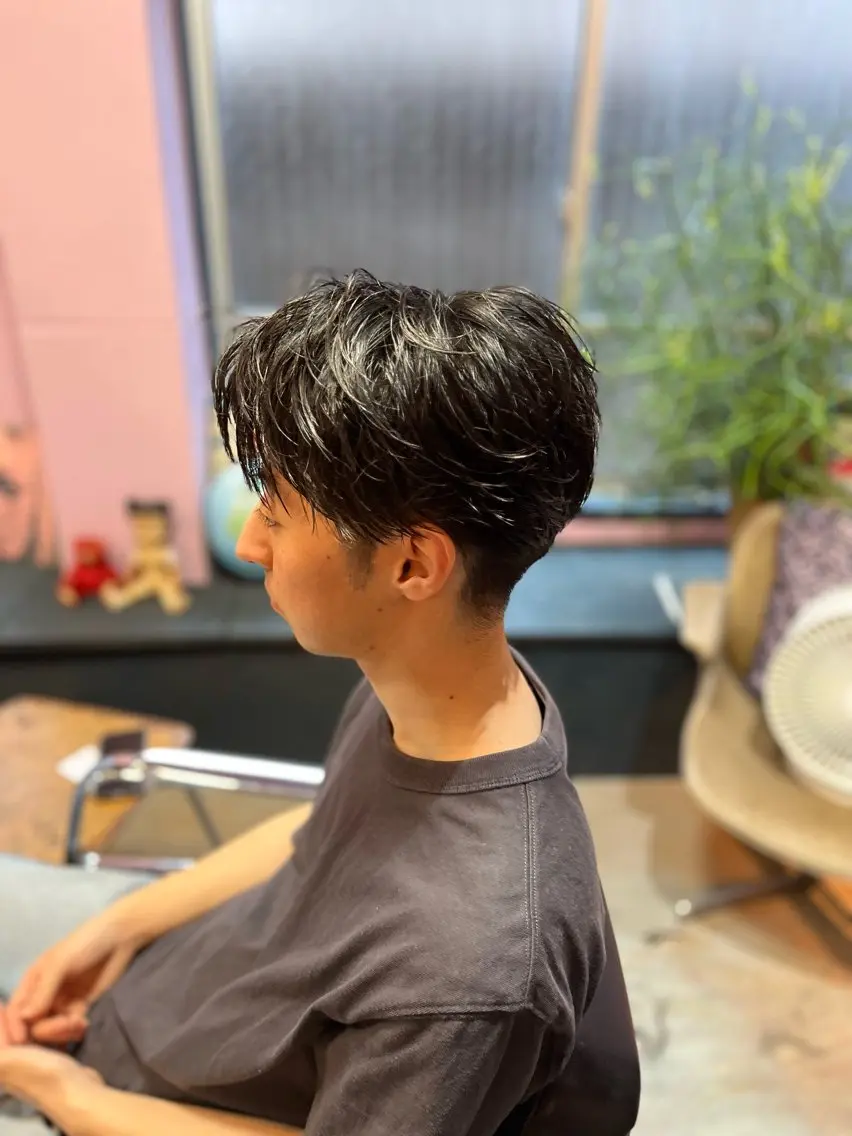 ショート メンズ マッシュ メンズショート ショートヘア カット 藤野 海翔のヘアスタイル