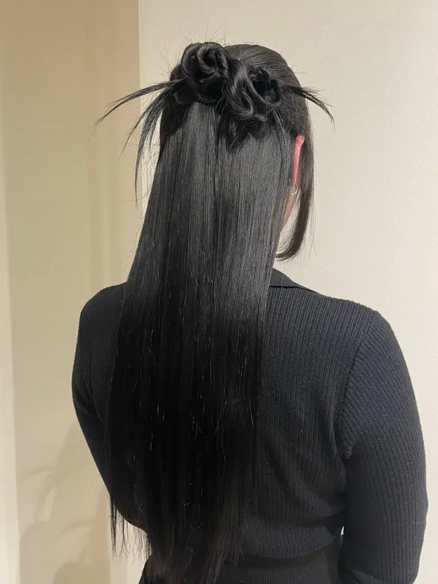 ロング カラー ヘアアレンジ izumi /渋谷のヘアスタイル