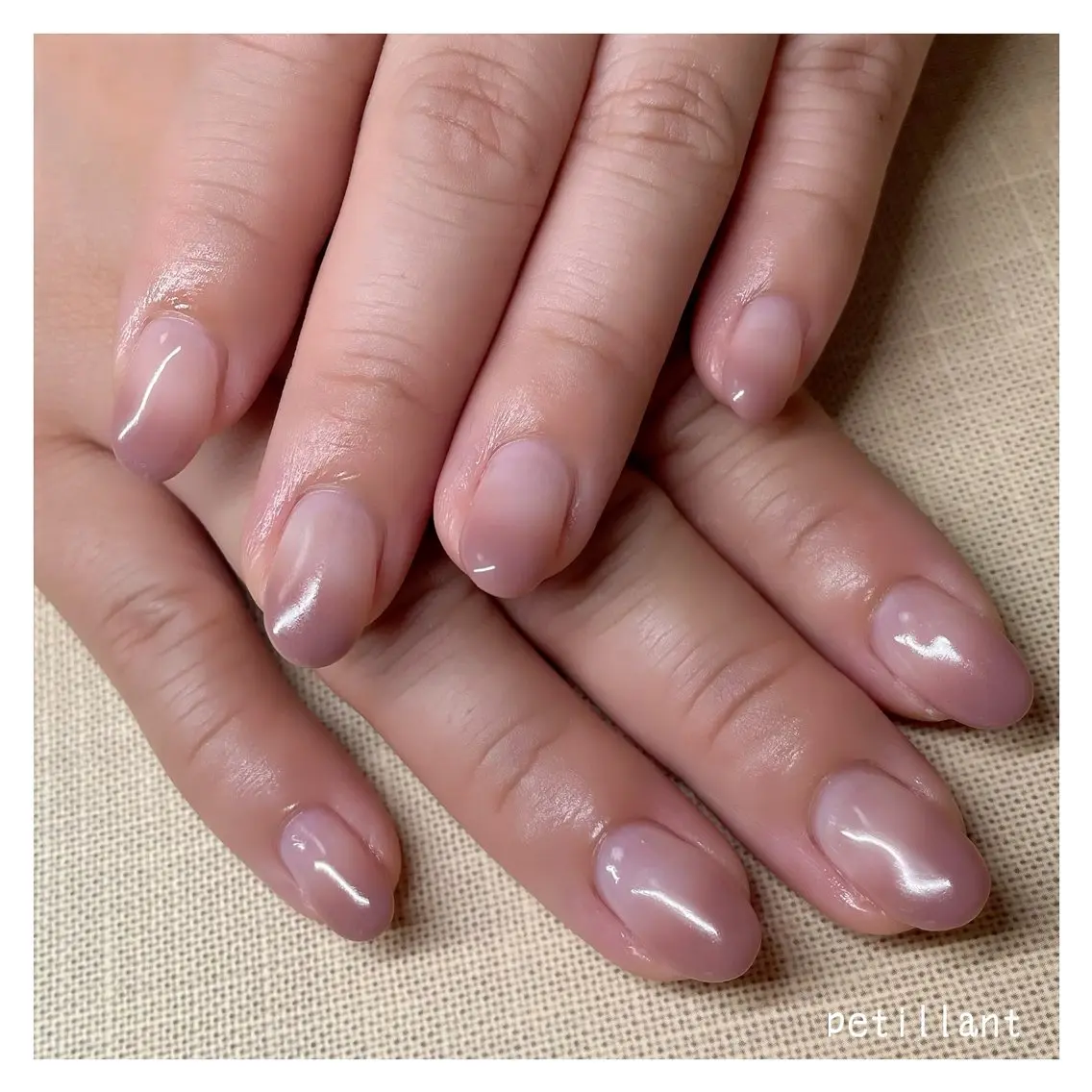ネイル グラデーション ピンク nail salon petillantのネイルデザイン
